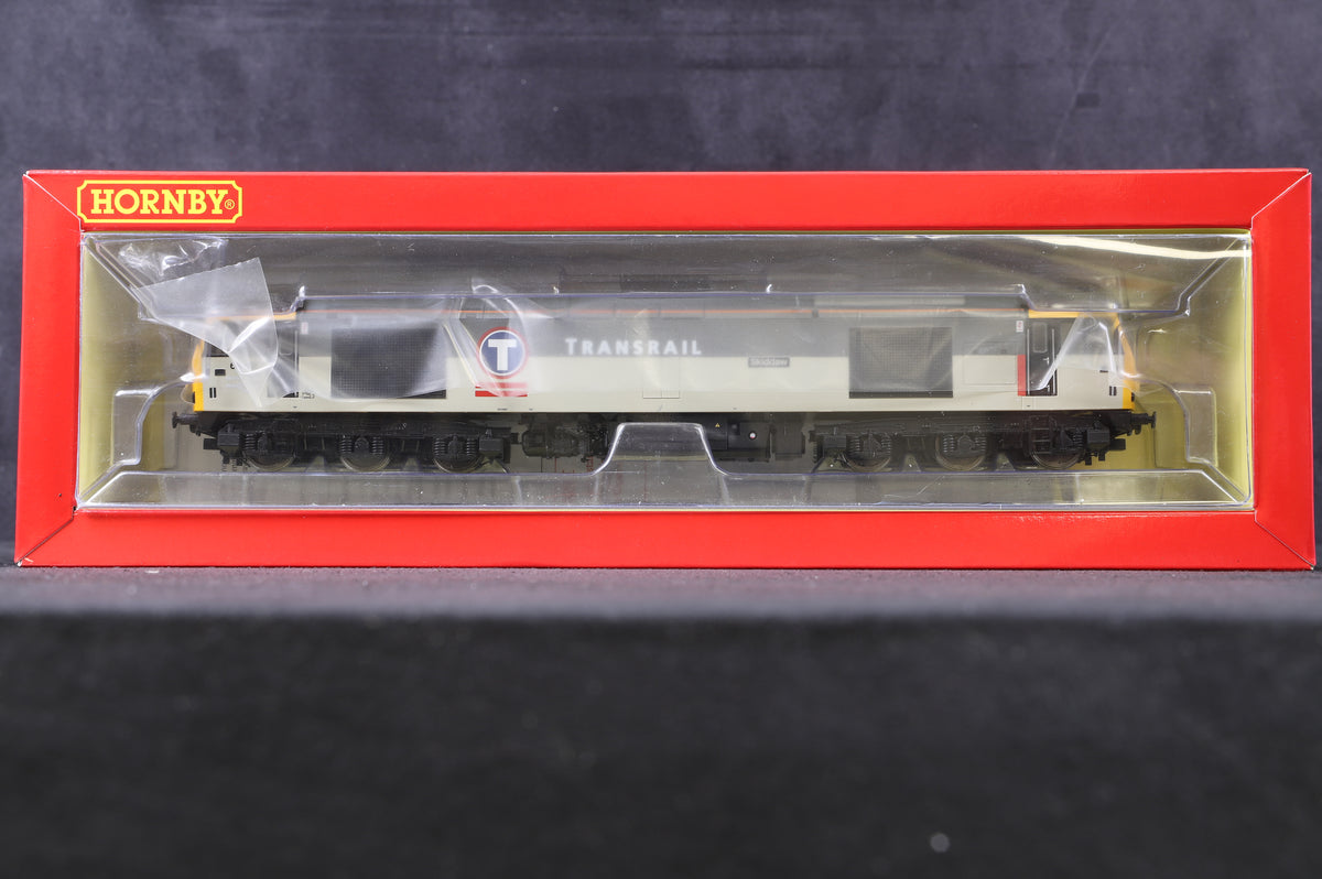 Hornby OO R3267XS Class 60 &#39;60005&#39; &#39;Skiddaw&#39; Transrail Diesel, DCC Sound