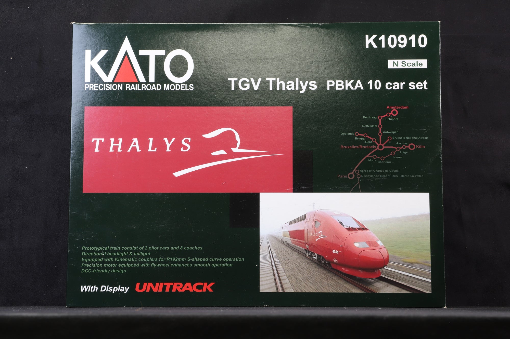 Kato N K10910 TGV Thalys PBKA 10 Car Set - Clark Railworks