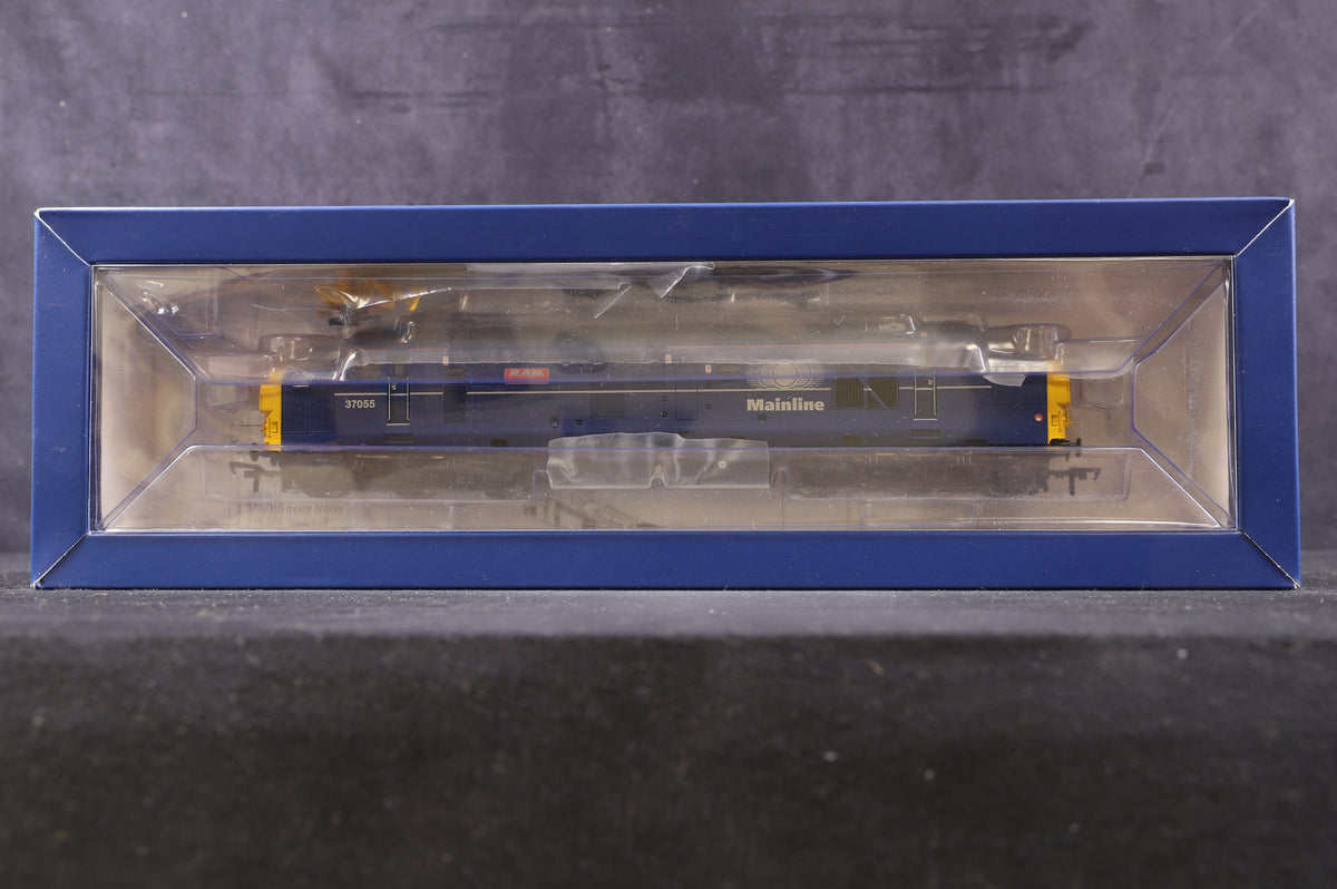 Bachmann OO 32-775TL Class 37/0 37055 &quot;Rail Celebrity&quot; in Mainline Freight blue