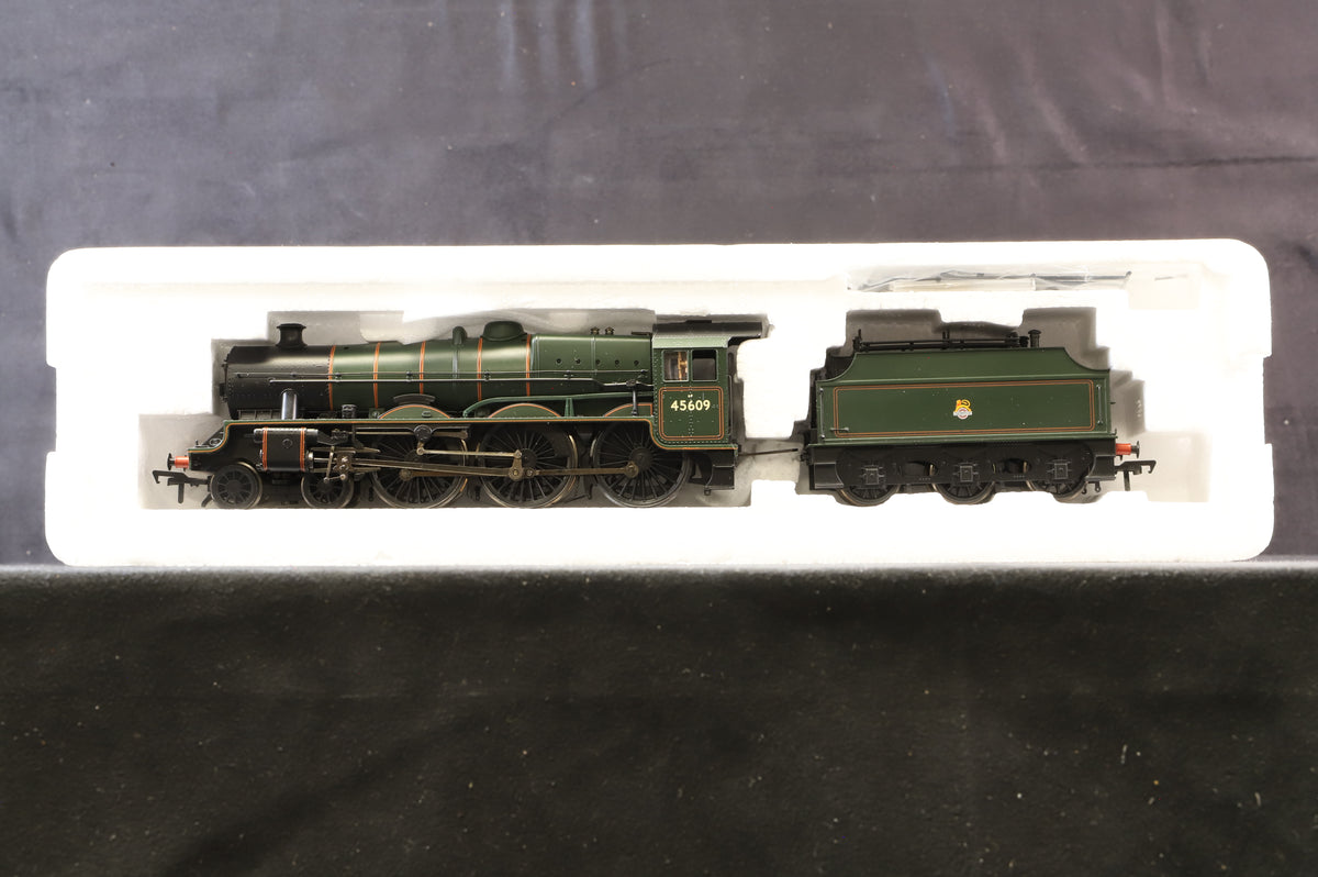 Bachmann OO 31-176Y Jubilee &#39;45609&#39; &#39;Gilbert And Ellice Islands&#39; BR Green E/C W/ Fowler Tender Excl Rails