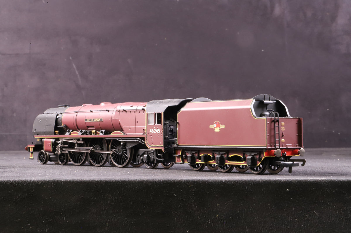 Hornby OO R2552 Duchess Class &#39;46245&#39; &#39; City Of London&#39; BR Lined Maroon L/C TMC Renamed/ Renumbered Ltd Ed 5/ 250