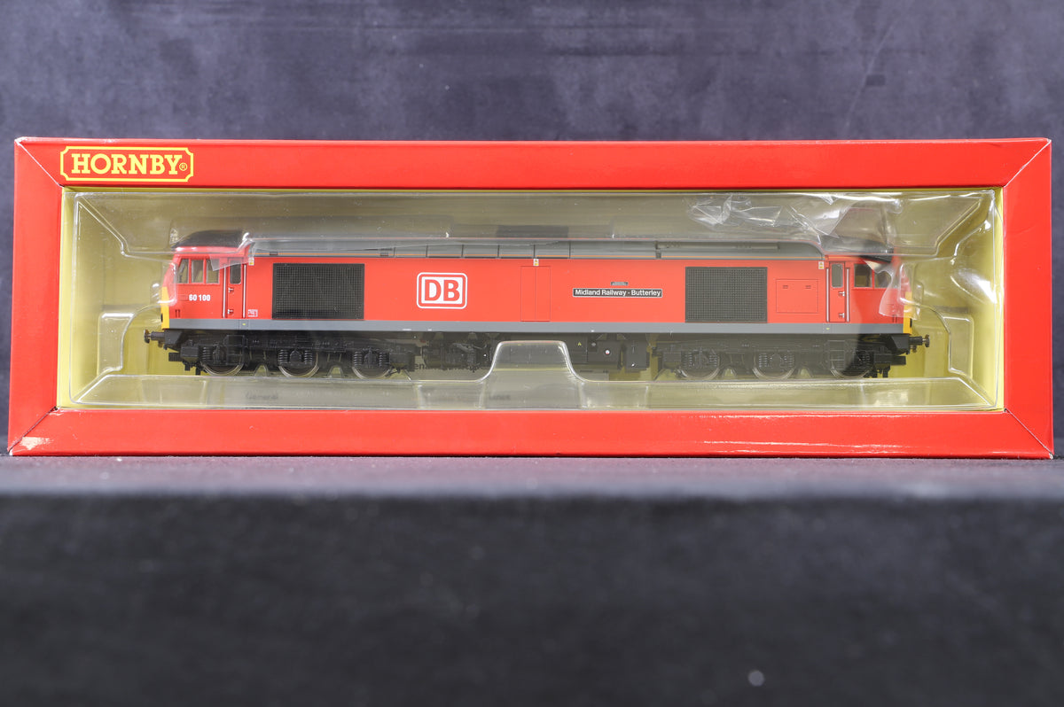 Hornby OO R3884 Class 60 &#39;60100&#39; DB Cargo UK &#39;Midland Railway Butterley&#39;