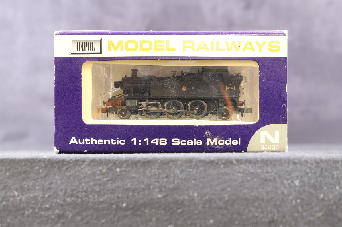 Dapol N ND-019 45XX tank loco 4554 in BR unlined black with early crest