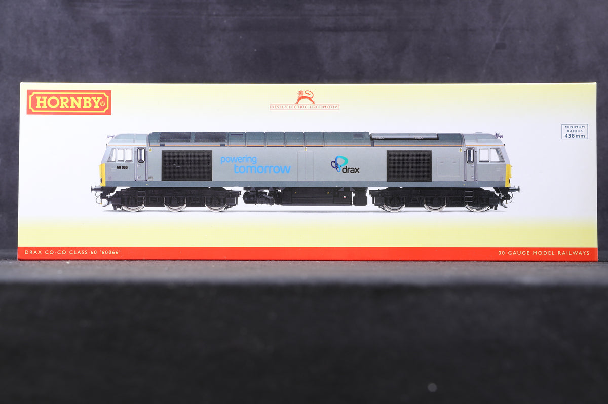 Hornby OO R3479 Class 60 &#39;60066&#39; Drax Co-Co Diesel Electric