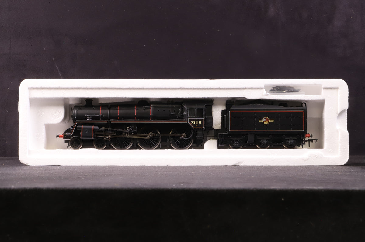 Bachmann OO 32-506 Standard Class 5MT &#39;73110&#39; &#39;The Red Knight&#39; BR Black L/C BR1F Tender