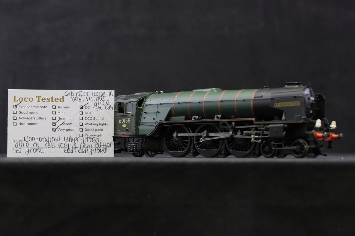 Bachmann OO 32-551 Class A1 &#39;60158&#39; &#39;Aberdonian&#39; BR Green L/C