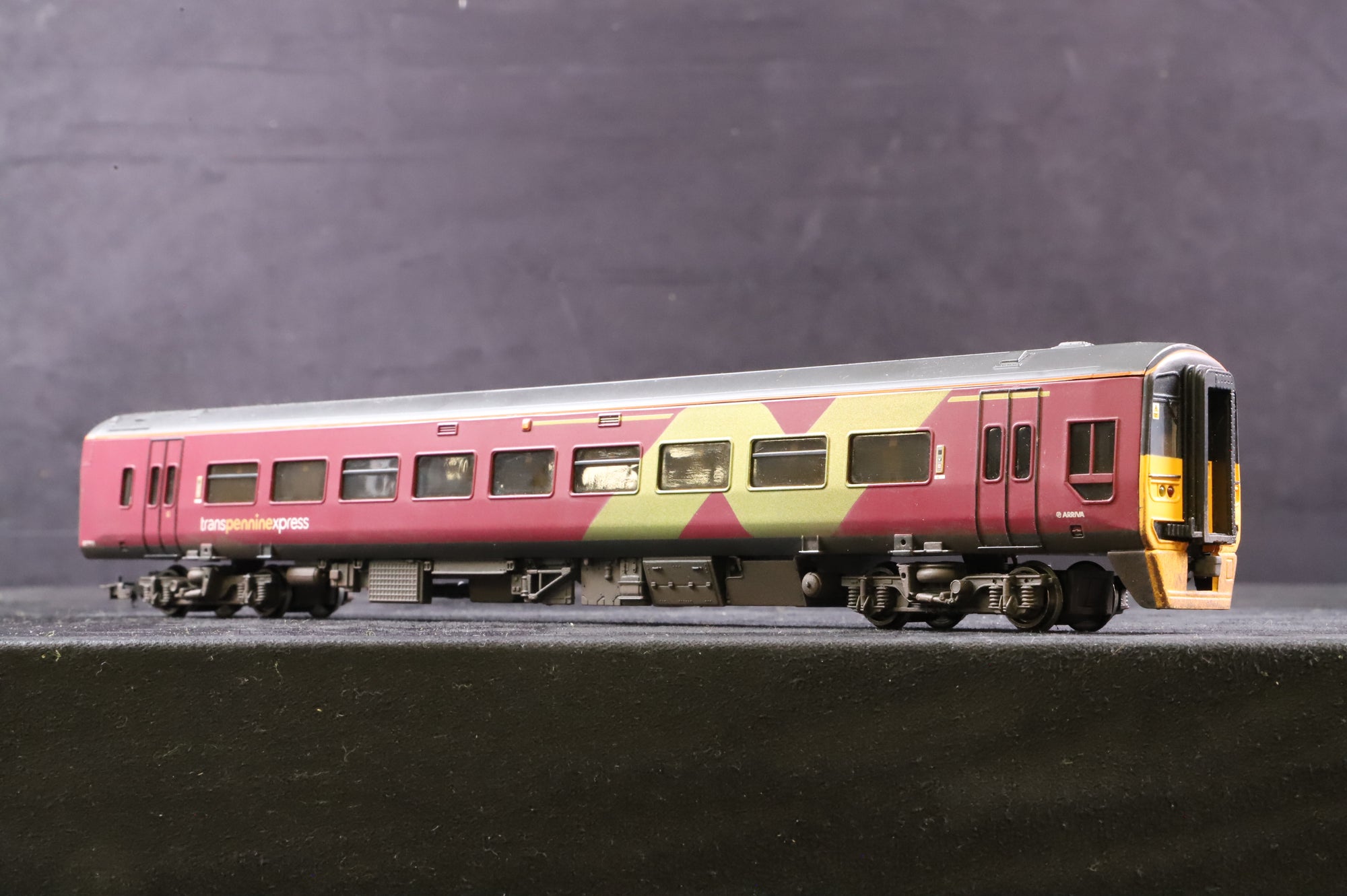 WORKSHOP Bachmann OO Class 158 '158799' TPE Burgundy Livery, Weathered