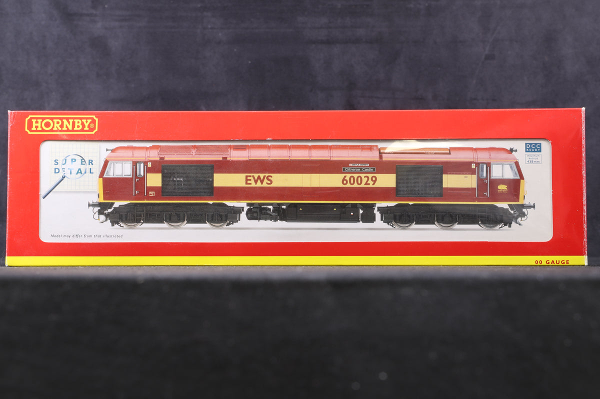 Hornby OO R2746 Class 60 &#39;60029&#39; &#39;Clitheroe Castle&#39; EWS