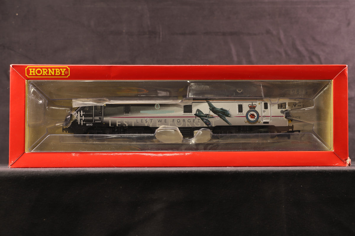 Hornby OO R3001 Class 91 East Coast &#39;91110&#39; &#39;Battle of Britain Memorial Flight&#39; Model Rail Ltd Ed 639/1000