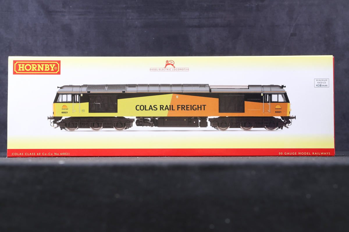 Hornby OO R3901 Class 60 &#39;60021&#39; Colas Rail Freight