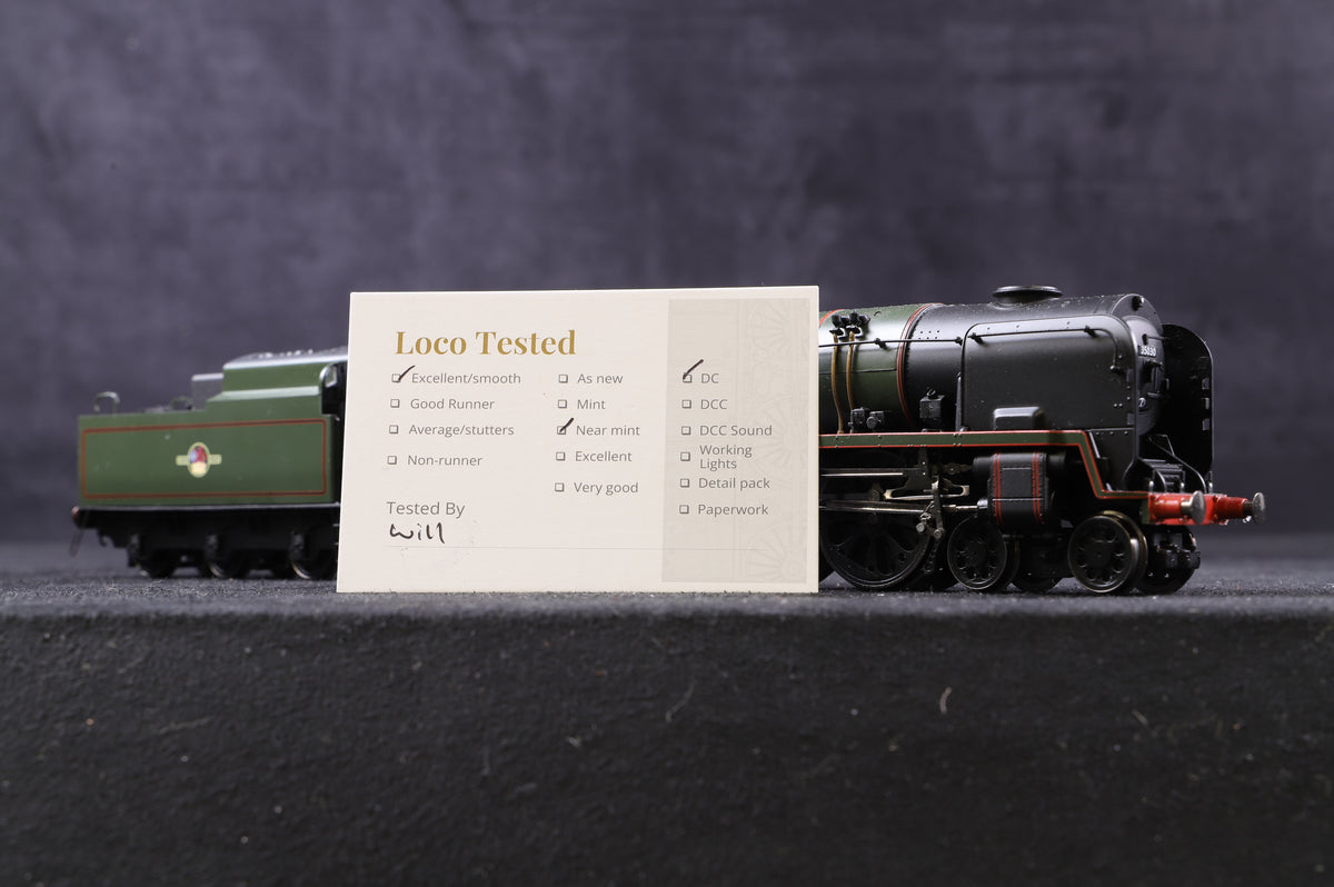 Hornby OO R3617 Class 8P Rebuilt Merchant Navy 4-6-2 &#39;35030&#39; &#39;Elder Dempster Lines&#39; BR Lined Green L/C