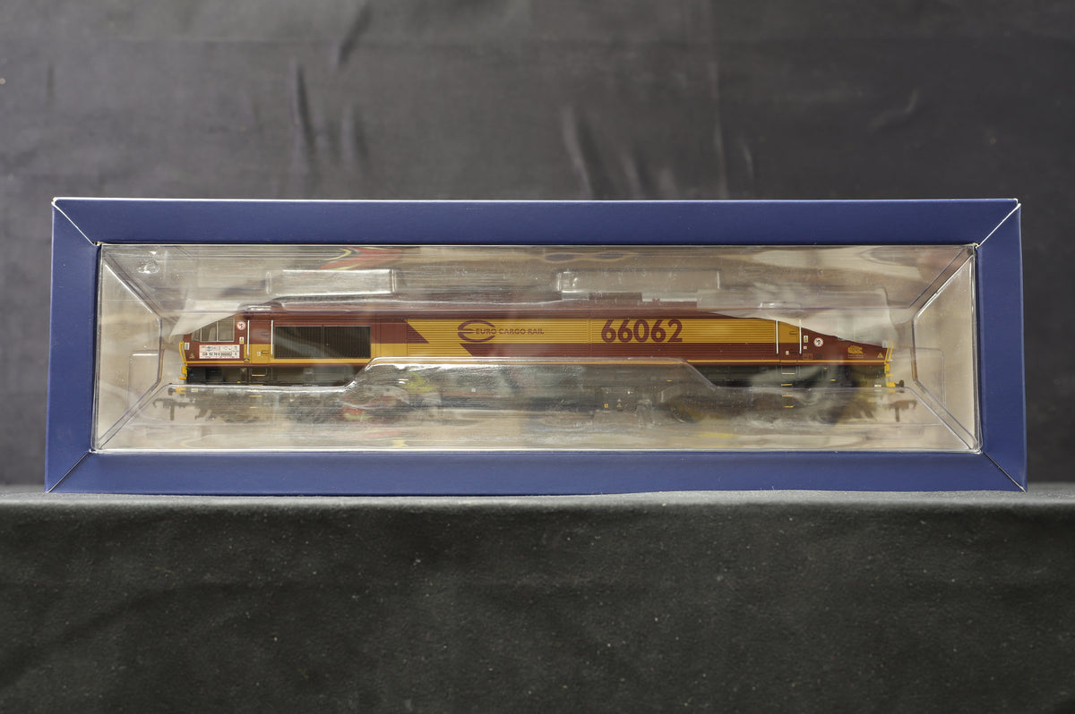 Bachmann OO 32-725W Class 66 Diesel &#39;66062&#39; Euro Cargo Rail Excl. Model Rail