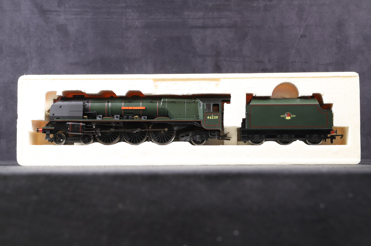 Hornby OO R2312 Duchess Class &#39;46239&#39; &#39;City Of Chester&#39; BR Lined Green L/C