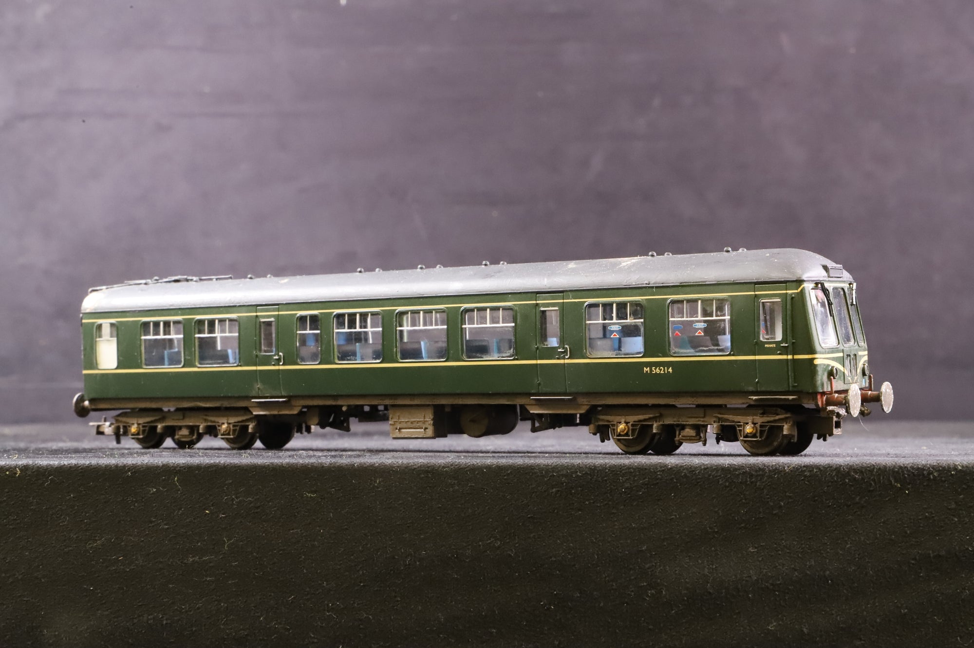 WORKSHOP Bachmann OO Class 101 DMU BR Green With Speed Whiskers Weathered