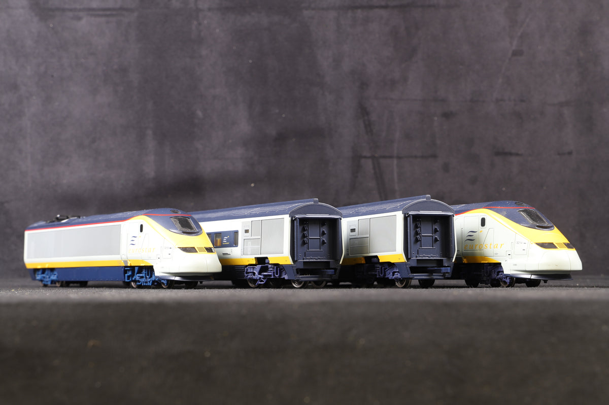 Hornby OO class 373  Eurostar 4 Car Set , DCC Fitted