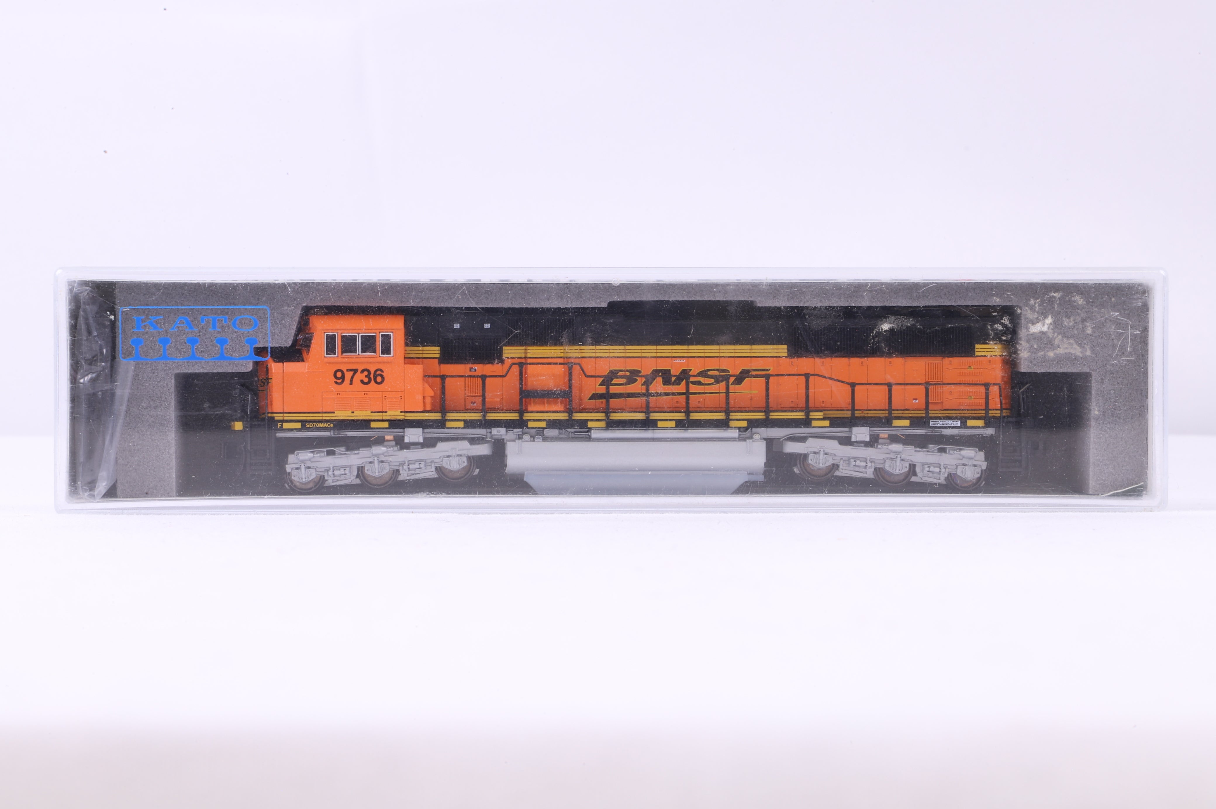 Kato N176-6320 SD70MAC BNSF Swoosh '9736' - Clark Railworks