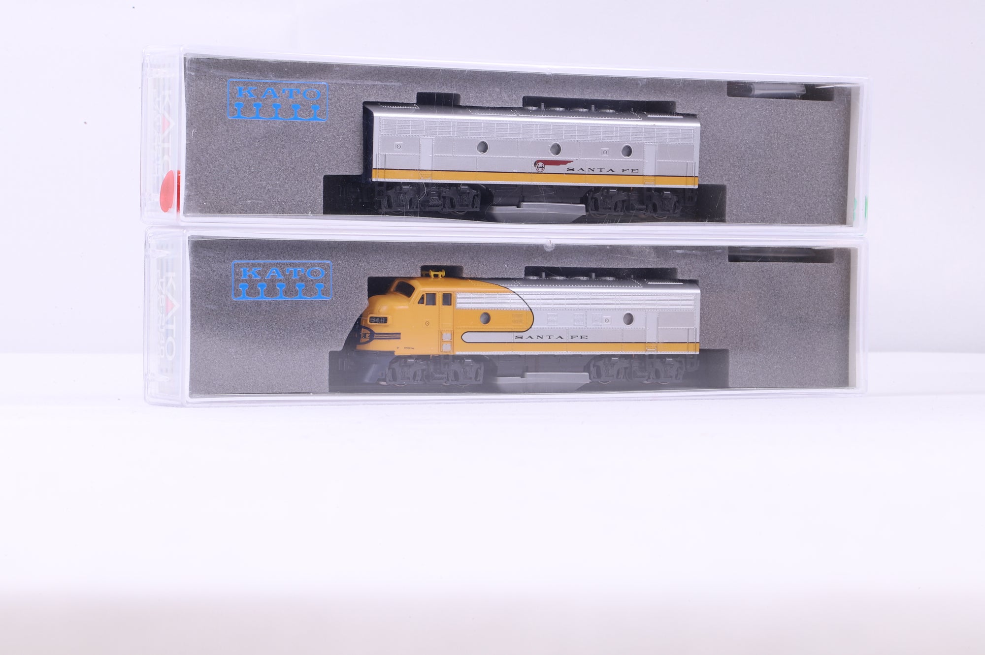 Kato N 176-2140&2215 AT&SF Yellowbonnet Freight F7A&B '341'
