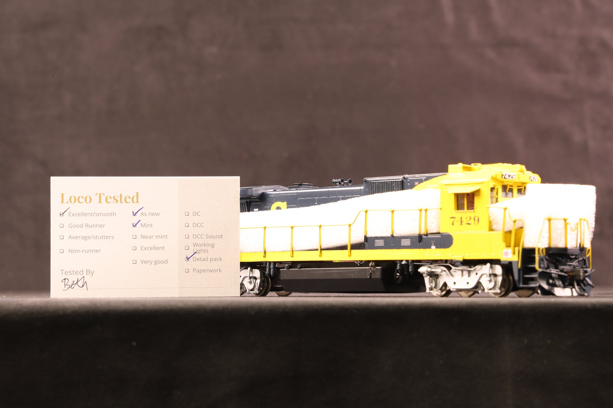Overland Models HO OMI-5990 GB&W DL-640 '310, Factory Custom Painted Brass