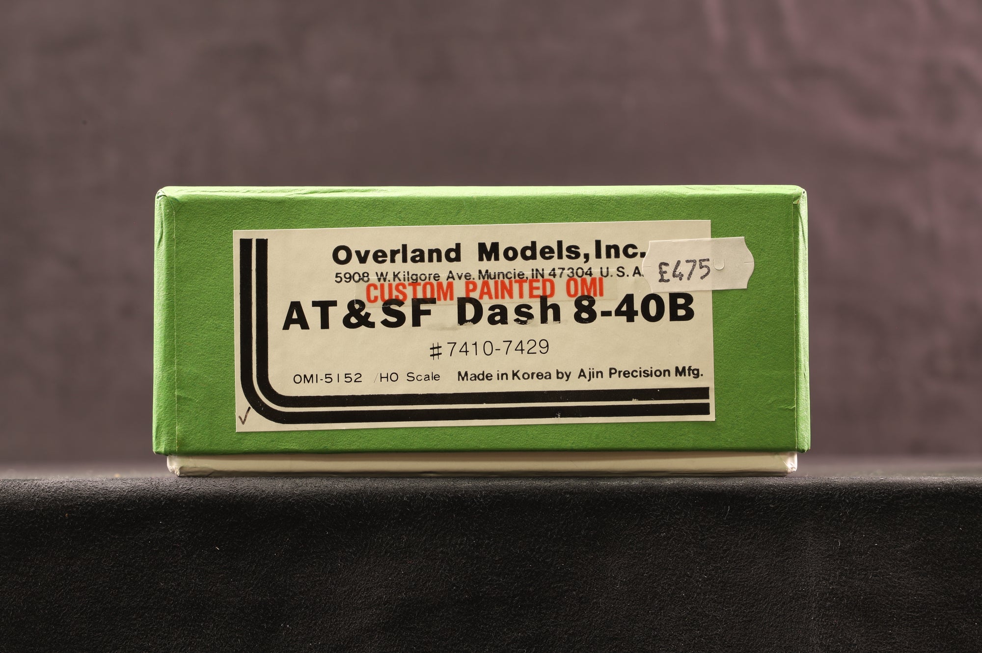 Overland Models HO OMI-5990 GB&W DL-640 '310, Factory Custom Painted Brass