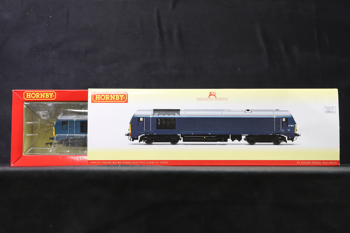 Hornby OO R3268 Arriva Trains Bo-Bo Diesel Electric Class 67 &#39;67003&#39;