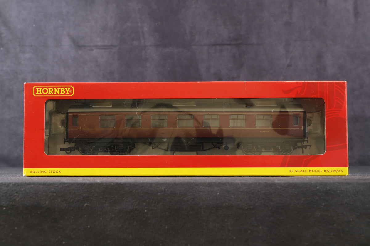 Hornby OO Rake Of 3 BR (Ex-LMS) Maroon Coaches Inc. R4235, R4236 &amp; R3237