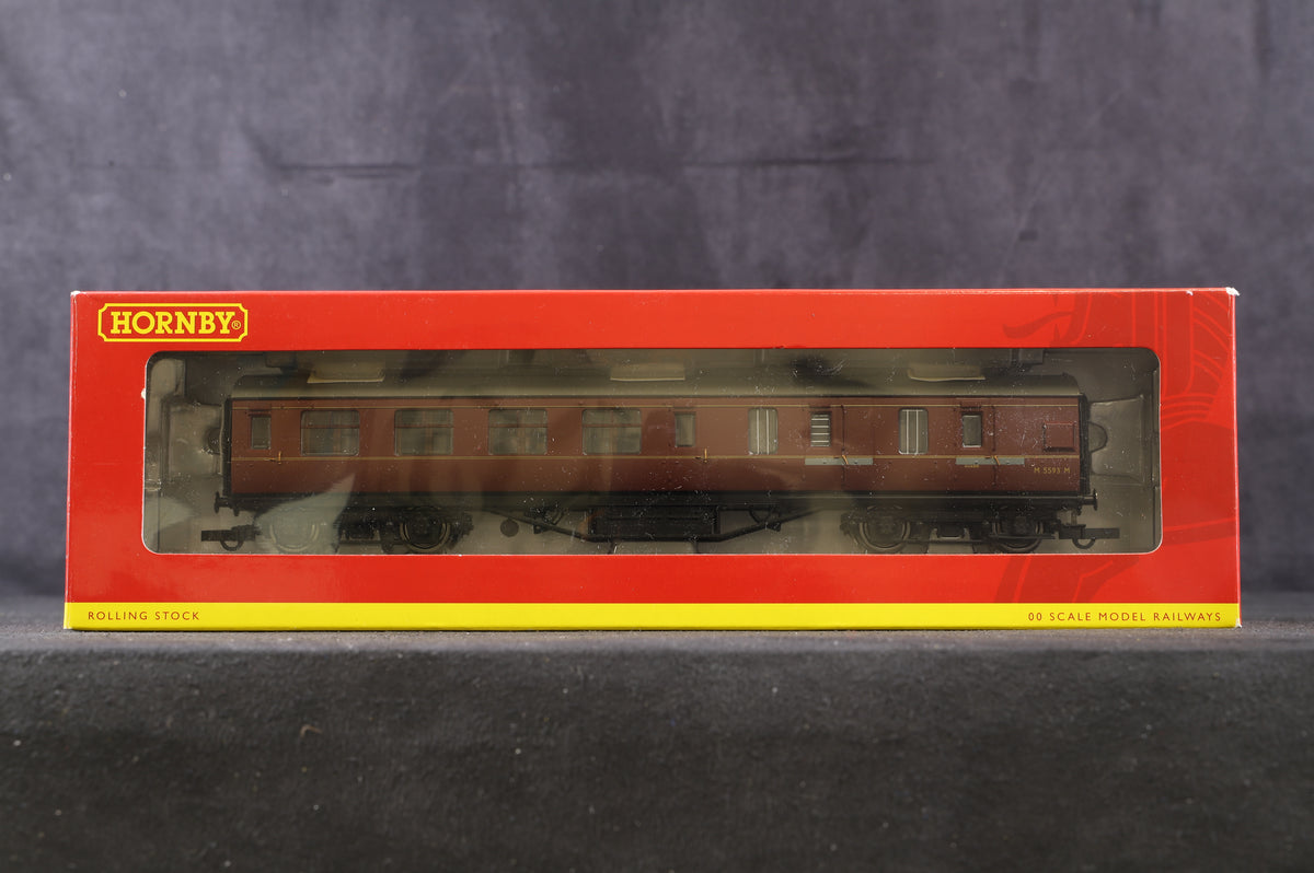 Hornby OO Rake Of 3 BR (Ex-LMS) Maroon Coaches Inc. R4235, R4236 &amp; R3237