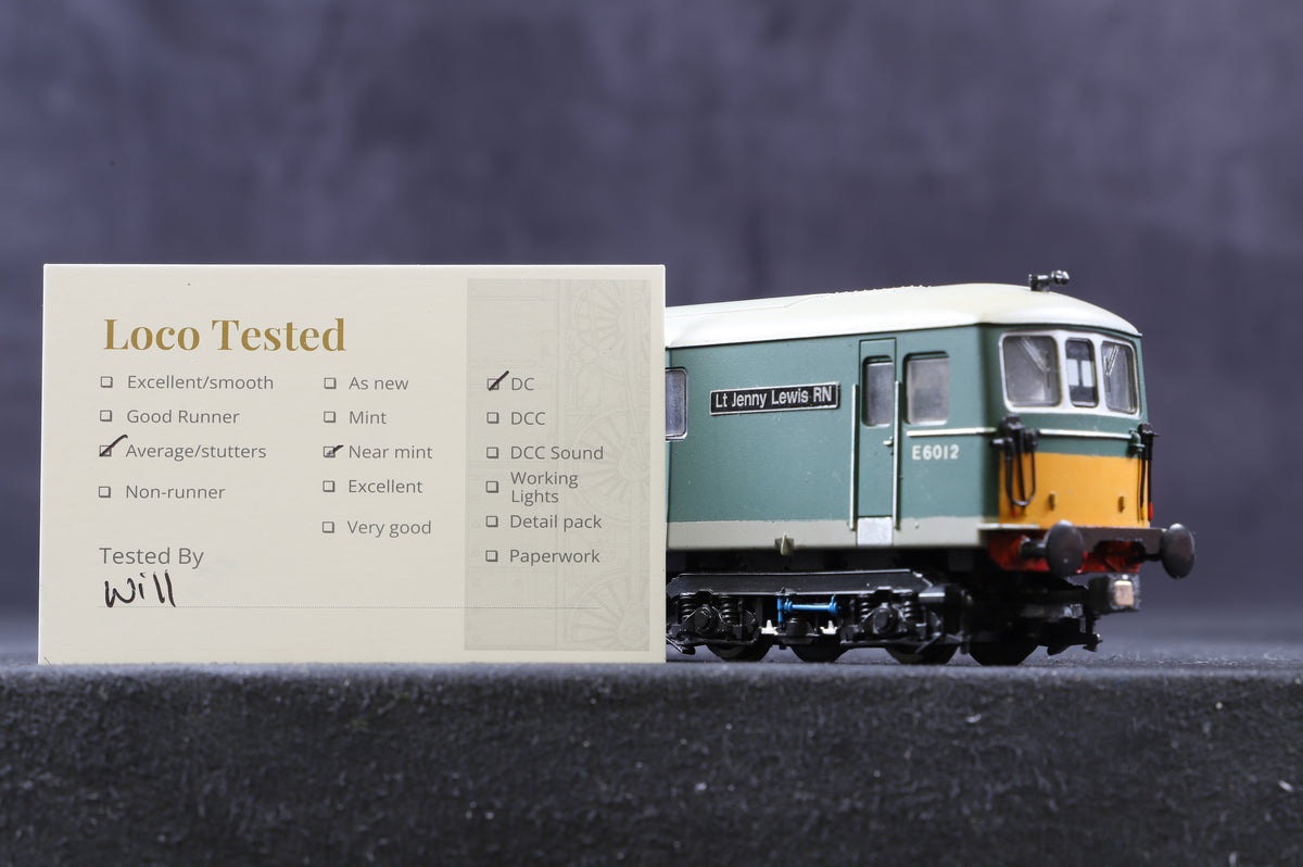 Lima OO Class 73 &#39;E6012&#39; Lt Jenny Lewis RN BR Green