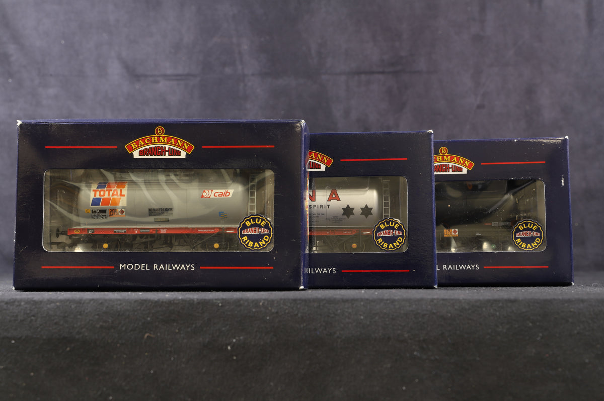 Bachmann OO Rake Of 3 45 Tonne TTA Tank Wagons