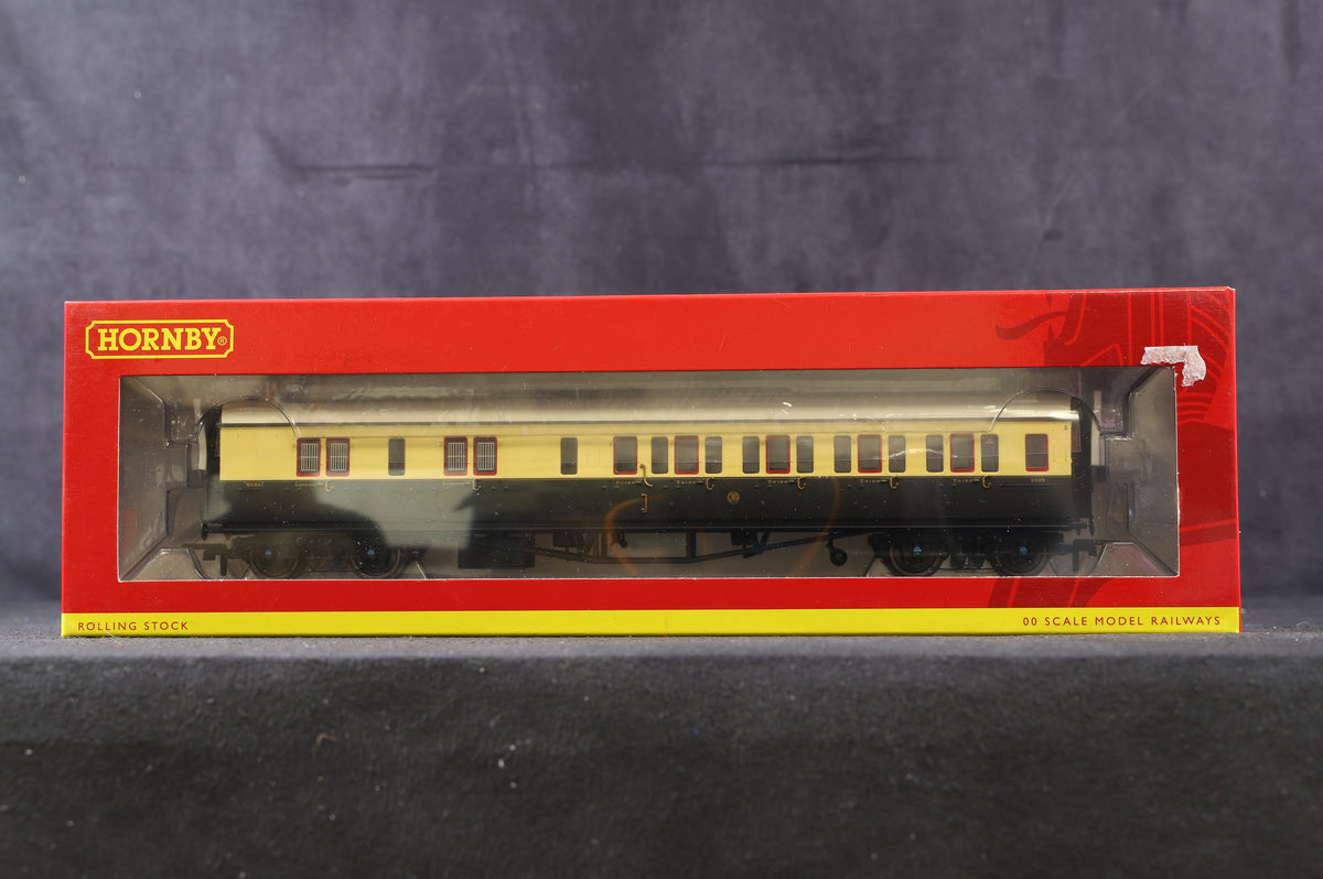 Hornby OO Rake Of 4 GWR Collett Chocolate &amp; Cream Coaches