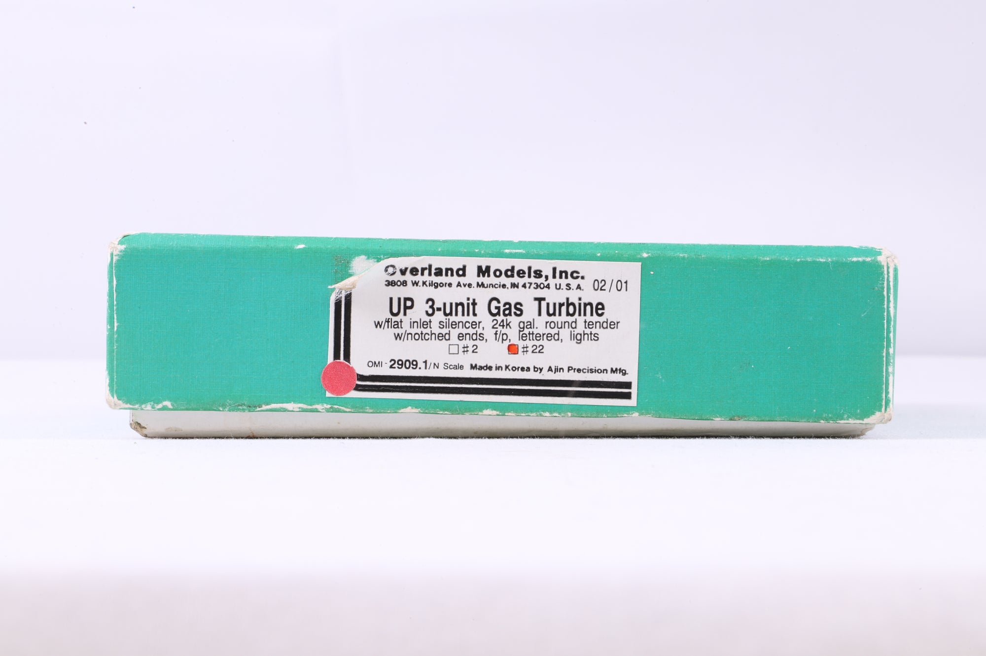 Overland Models 2909.1 Union Pacific 3-Unit Gas Turbine '22'