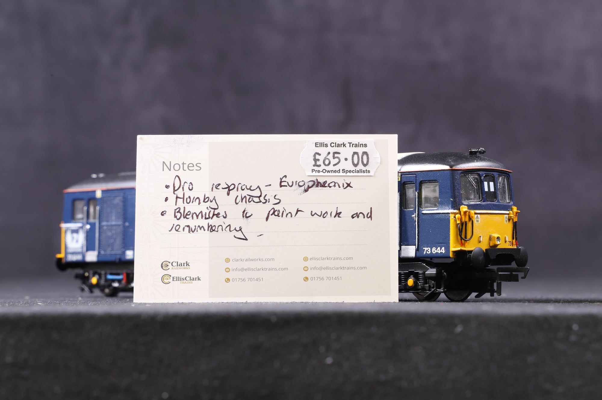 Hornby OO Class 73 '73644' Europhoenix Andromeda
