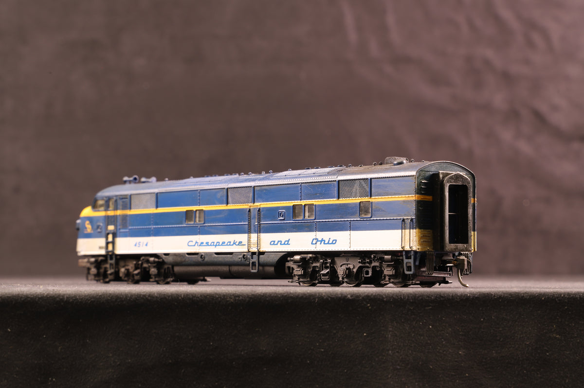 Broadway Limited HO 613 EMD E-Unit #4514 Chesapeake &amp; Ohio, DCC Sound