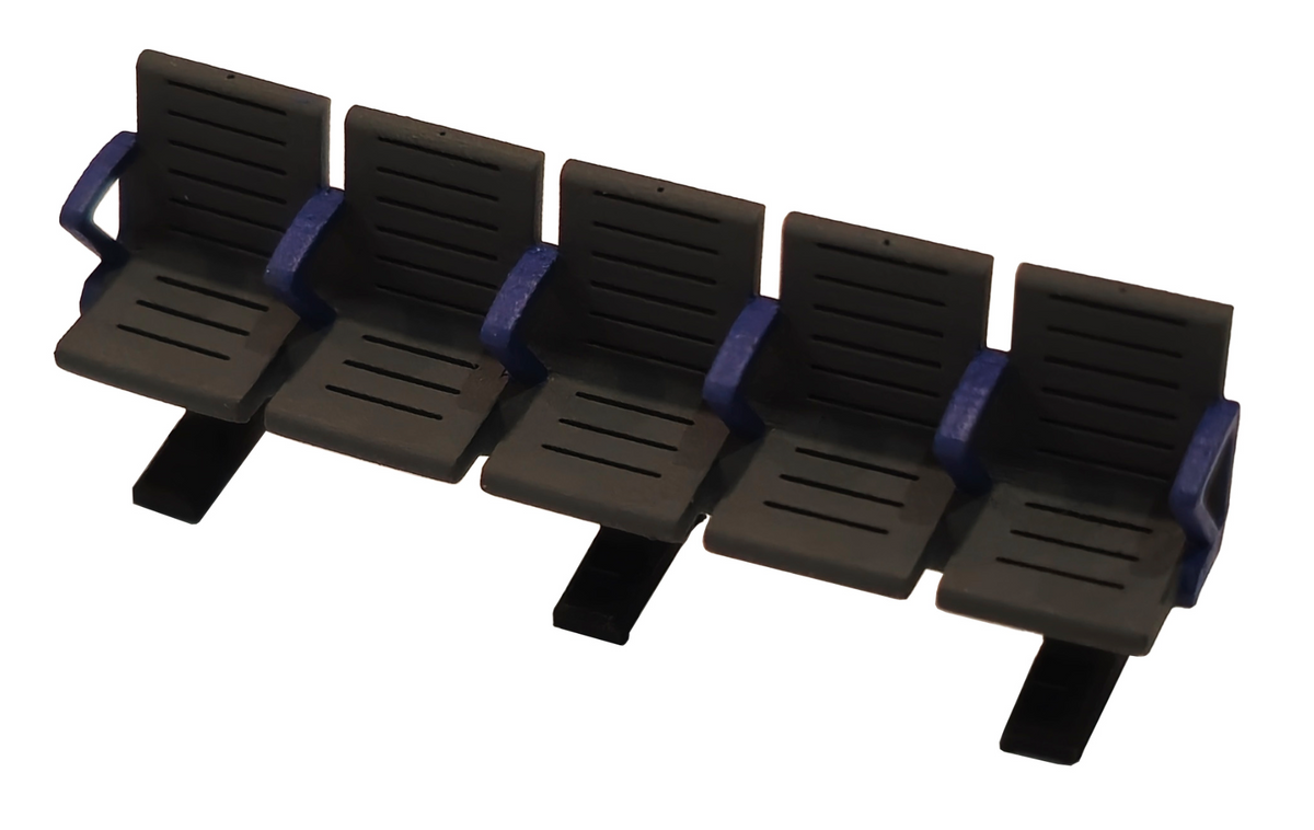 DCC Concepts OO Modern Station Seating - Pack of 4