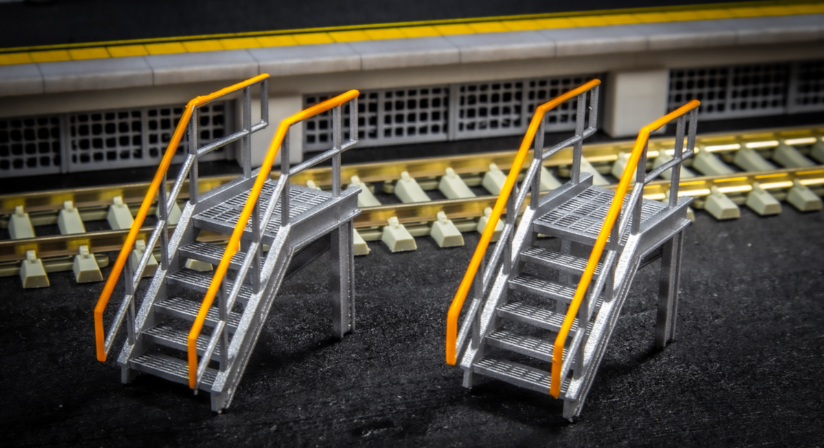 DCC Concepts OO Modern Station Platform Access Steps - Pack of 2