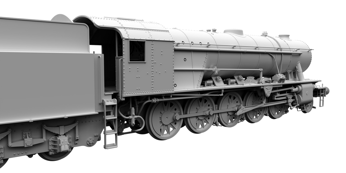 Clark Railworks Finescale OO Gauge C1007Z WD 2-10-0 Austerity, Brunswick Green WD ‘3672’ ‘Dame Vera Lynn’ Era 8-10 Preserved (pre-order)