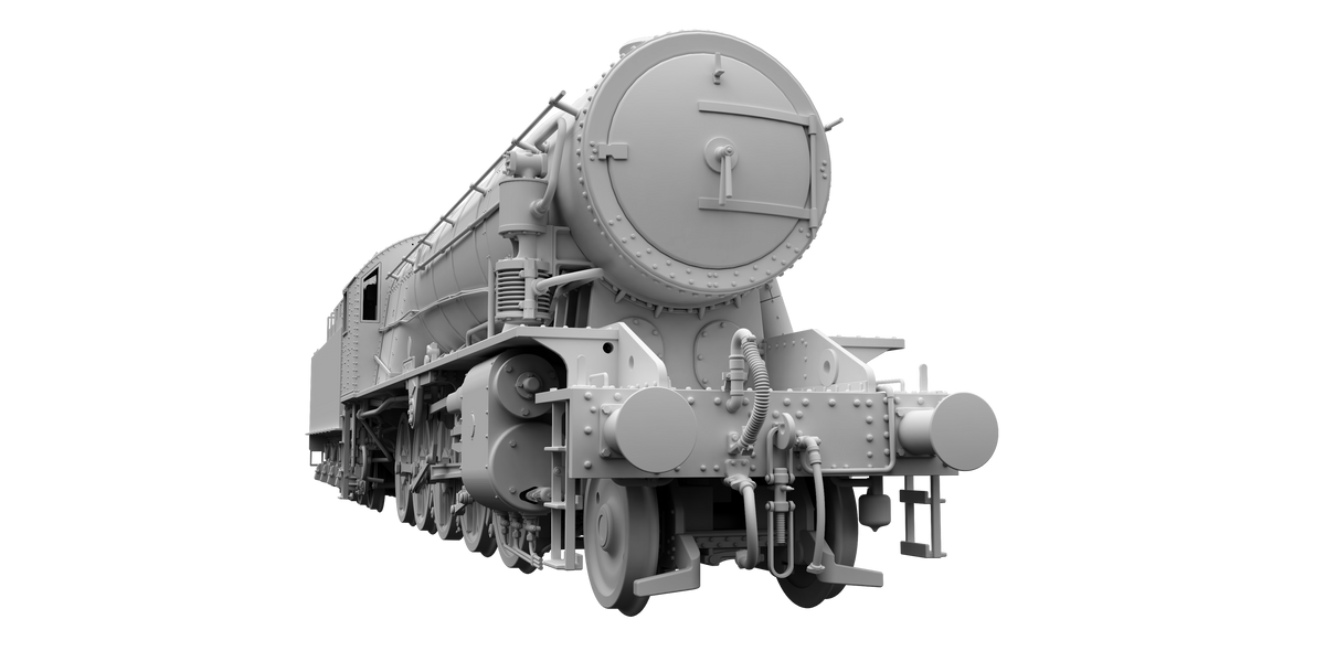 Clark Railworks Finescale OO Gauge C1001Z WD 2-10-0 Austerity, Longmoor Military Railway Blue ‘600’ ‘Gordon’ Era 3-4 Preserved (pre-order)