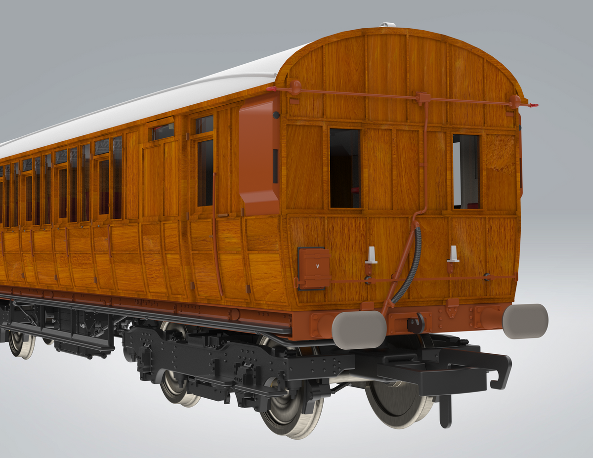 Ellis Clark Trains OO Gauge C2000B Quad Art Set No. 90, LNER Teak (Pre-order)